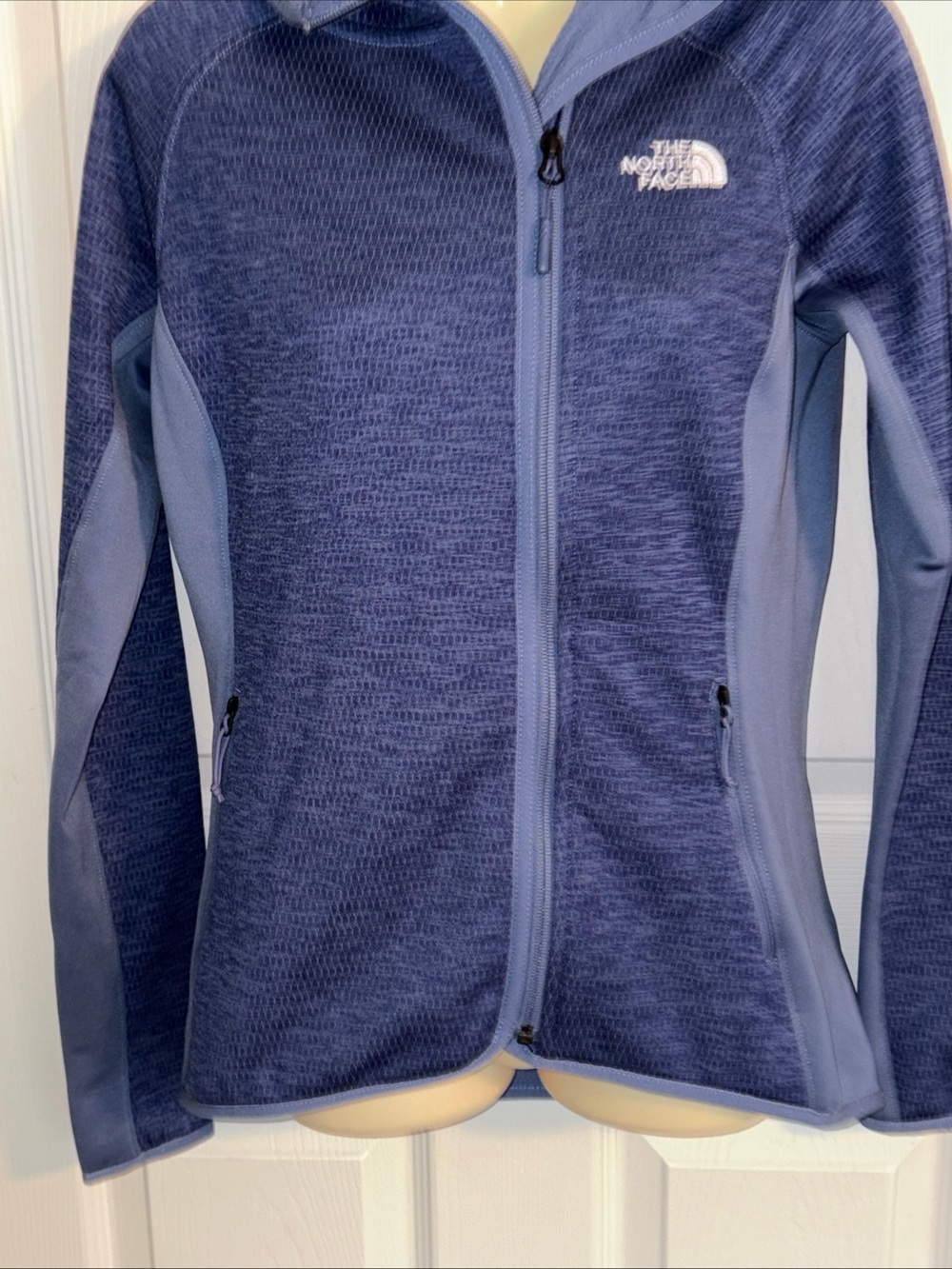 The North Face Women's Navy and Slate Blue Full-Zip Hooded Jacket - Picture 2 of 12